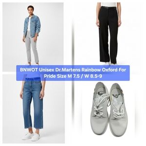 BNWOT Unisex Dr.Martens Rainbow Oxford For Pride Size M 7.5 / W 8.5-9